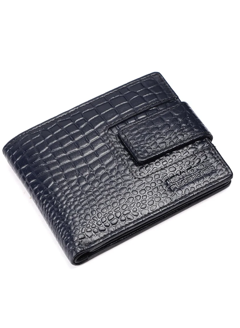  هاموندز فلاي كاتشر محفظة RFID للرجال مصنوعة من الجلد الأصلي، محفظة رجالية، محافظ جلدية أنيقة للرجال، محافظ ثنائية الطي للرجال، 6 فتحات للبطاقات، فتحة واحدة للهوية، جيب للعملات المعدنية، هدية للرجال