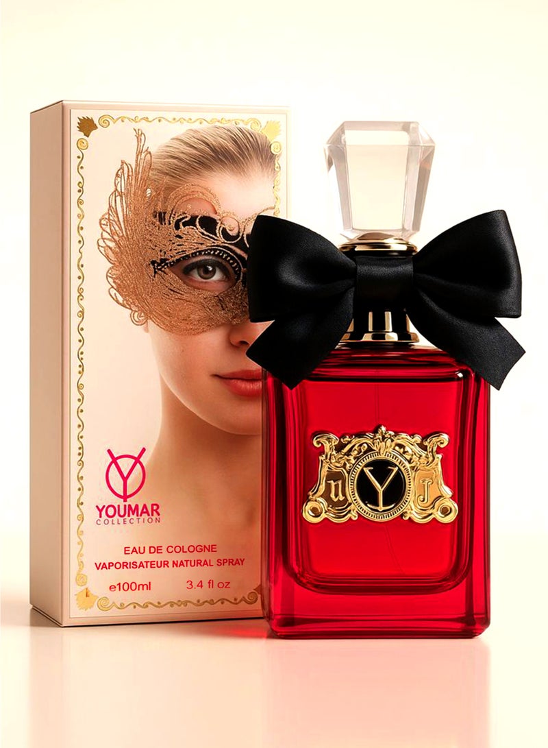 يومار عطر فاخر للنساء - مجموعة يومار رقم 1004 | عطر نسائي يدوم طويلاً برائحة الفواكه والزهور والفانيليا والكراميل (100 مل) | أفضل عطر للنساء - Image 3