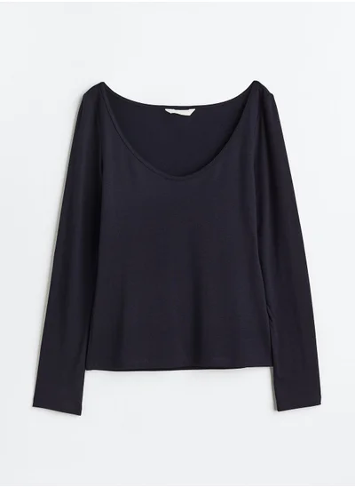 H&M Boat Neck Top