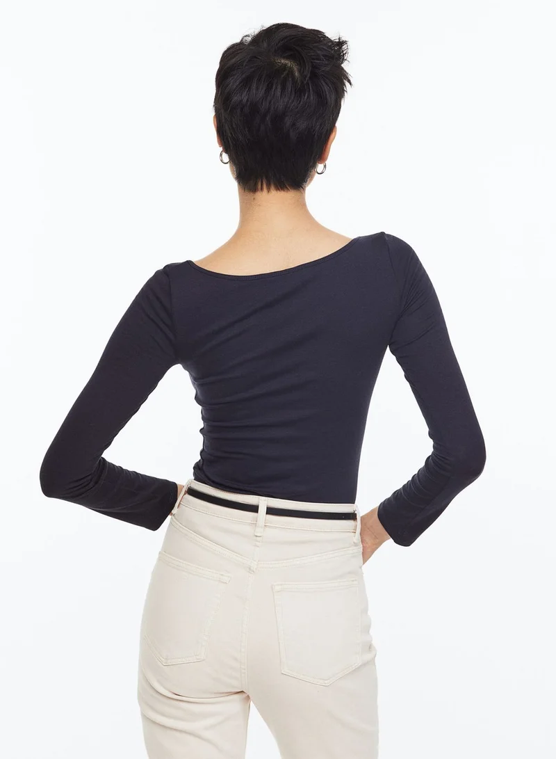 H&M Boat Neck Top