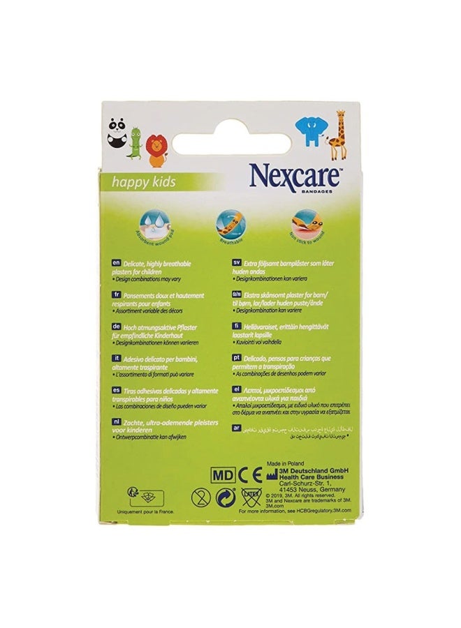 3M Nexcare Happy Kids Bandage Cool Assorted 20'S - Image 2