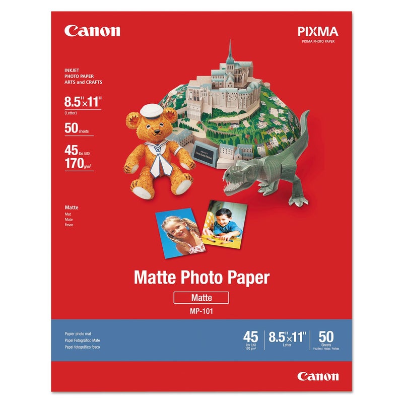 Canon 7981A004 Photo Paper Plus  Matte  8-1/2 X 11 (Pack Of 50 Sheets) - Image 1