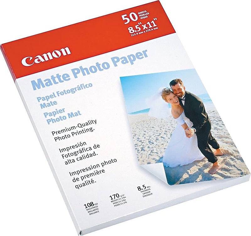 Canon 7981A004 Photo Paper Plus  Matte  8-1/2 X 11 (Pack Of 50 Sheets) - Image 2
