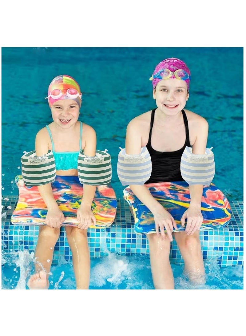Inflatable Swim Arm Bands, Floatation Sleeves for Kids, Toddlers, and Adults (Set of 4) - Perfect for Safe Swimming and Water Fun! - Image 5