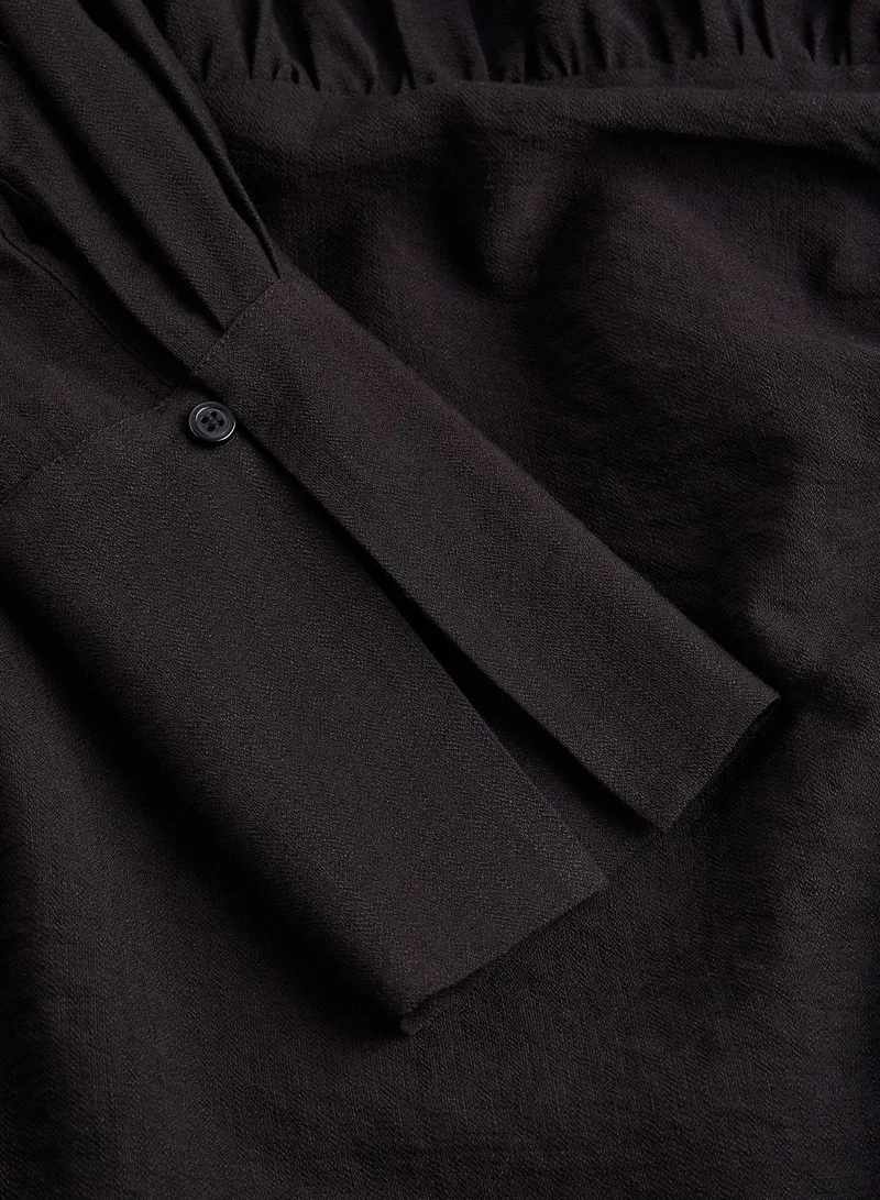 H&M Classic Black Wrap Dress