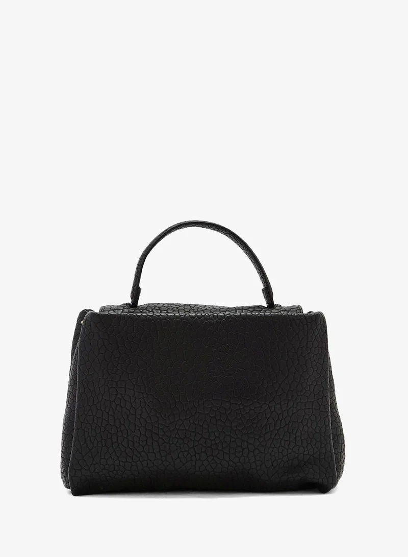 ELLA Croc Effect Satchel Bag