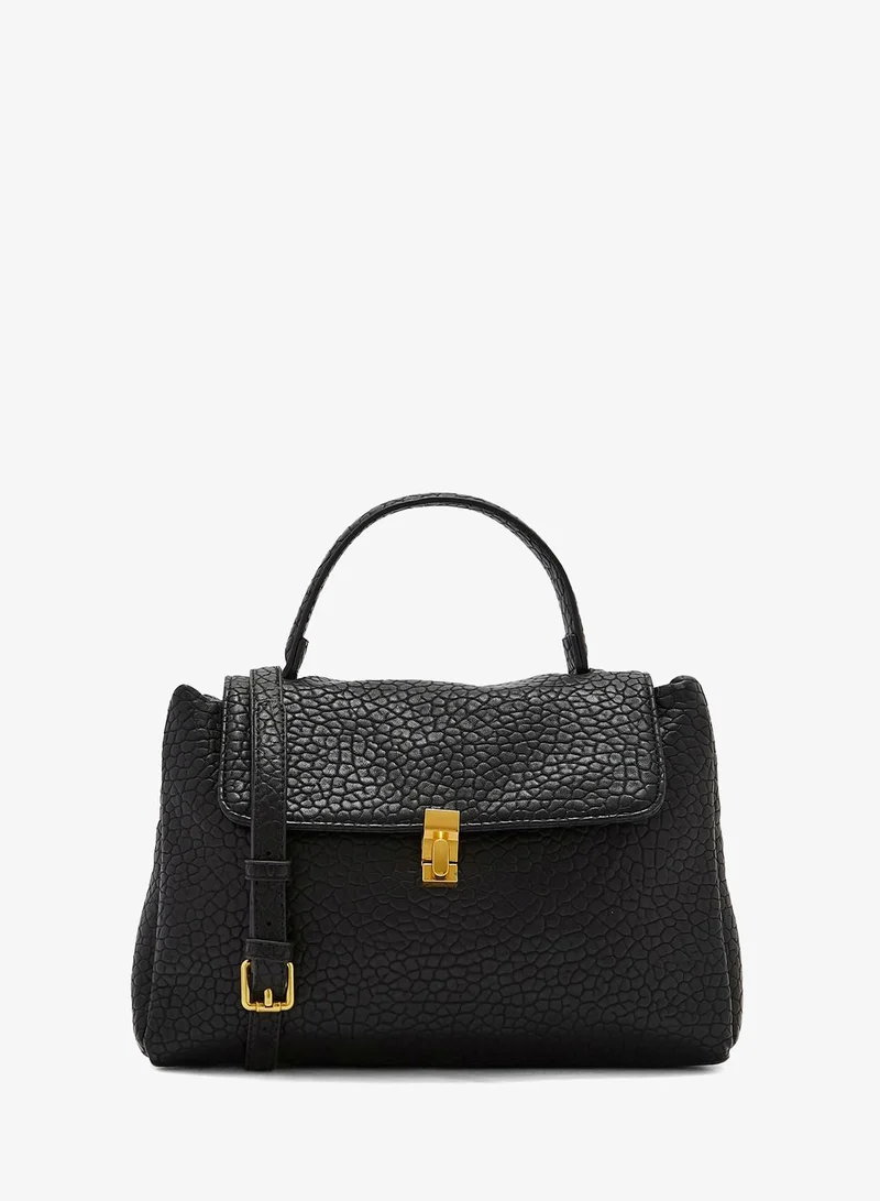 ELLA Croc Effect Satchel Bag