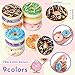Jerify 72 Pcs Donut Stress Balls Foam Donut Party Favors 197 Inch Fake Donuts Slow Rising Toys Rainbow Stress Relief for Party Decoration Birthday Games Supplies 8 Colors - Image 4