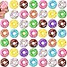 Jerify 72 Pcs Donut Stress Balls Foam Donut Party Favors 197 Inch Fake Donuts Slow Rising Toys Rainbow Stress Relief for Party Decoration Birthday Games Supplies 8 Colors - Image 2