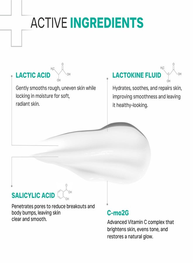 DERMATOUCH AHA 10% BHA 1% Body Lotion for Men & Women - Body lotion for dry skin - De-tans, Moisturizing & Bumpy Skin/Suitable for All Skin Types 200 ml - Image 2