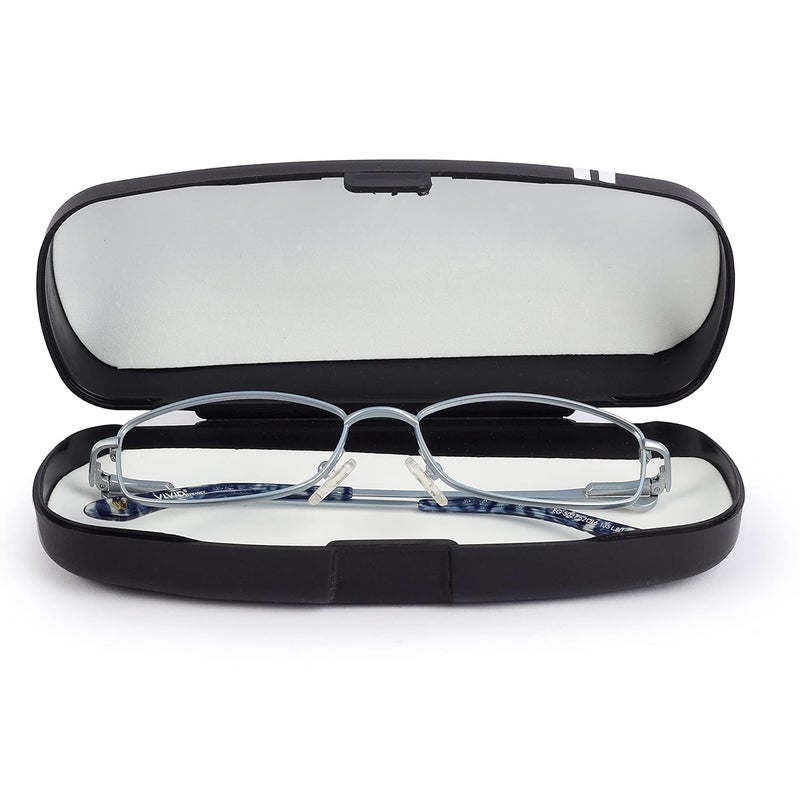 Vivid غطاء علبة نظارات VIVID Vision للبالغين غير محدد الجنس خفيف الوزن | حماية النظارات | علبة نظارات | إغلاق - زر دفع | بلاستيك | 3 في 1 - Image 3