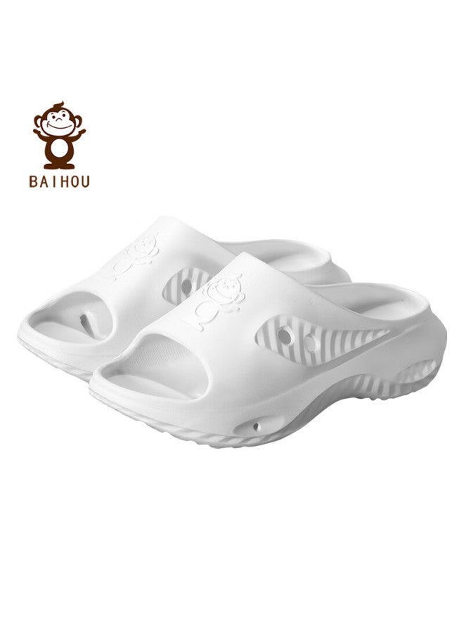 Baihou White Monkey Corrective Flat Foot Breathable Anti-sweat Thick Sole Arch Support Functional Sandals White Size 44-45 - Image 1