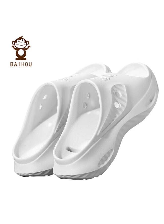 Baihou White Monkey Corrective Flat Foot Breathable Anti-sweat Thick Sole Arch Support Functional Sandals White Size 44-45 - Image 5