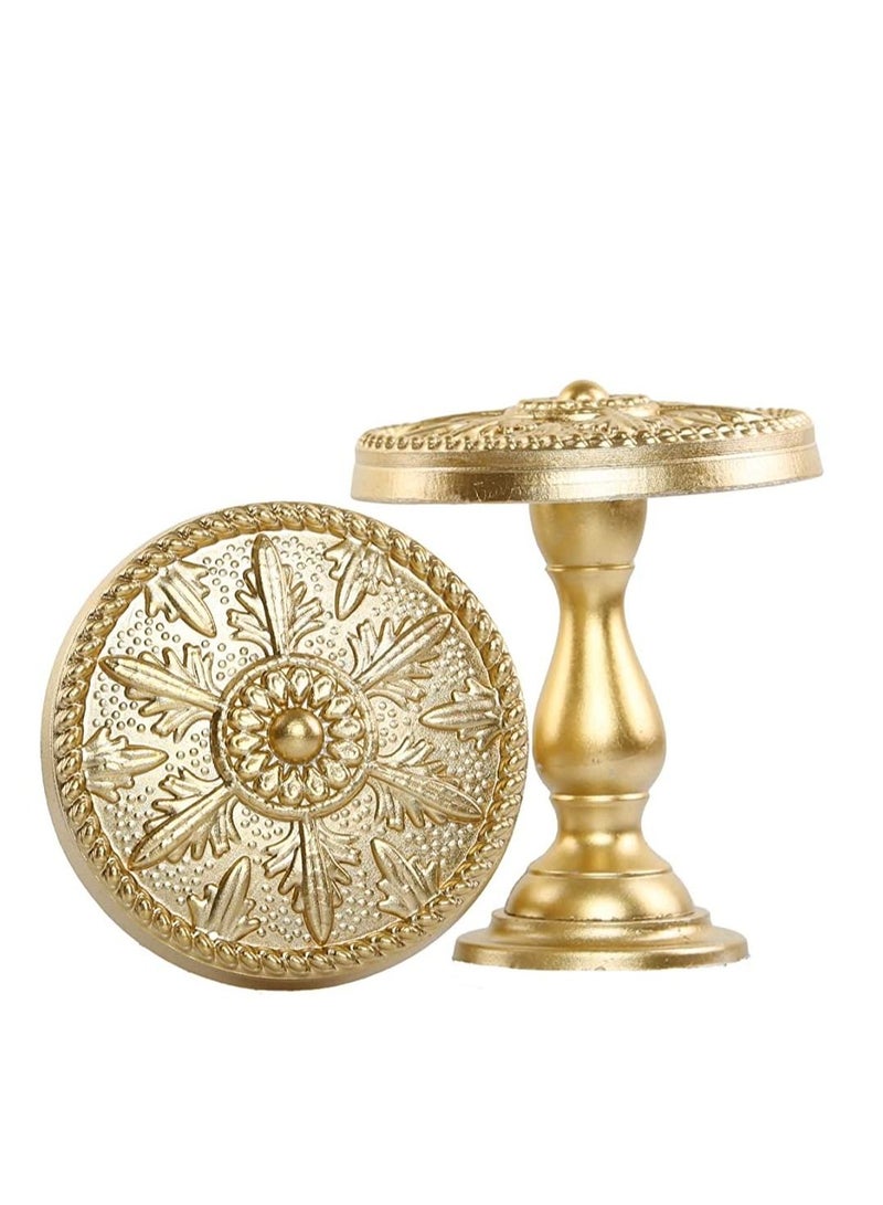 IDT 1 Pair Curtain Holdbacks Window Tie Backs Holders For Bedroom Wall Office Decor Home Sheer Blackout Drapes Blind Curtains Decorations Accessories Buckle Hooks Golden Colour - Image 2