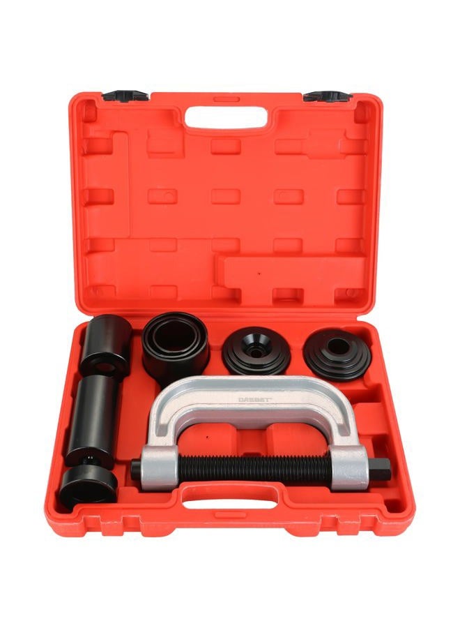 DASBET Ball Joint Removal Tool Kit | Ball Joint Press & U Joint Removal Kit Heavy Duty Ball Joint Press Fits Most 2WD and 4WD Cars Light Trucks 10PCS Ball Joint Service Tool Bushing Press Kit (Red) - Image 1