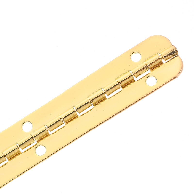 4Pcs Small Decorative Metal Piano Hinges 100x15mm For Wooden Jewelry Boxes Craft - Image 4