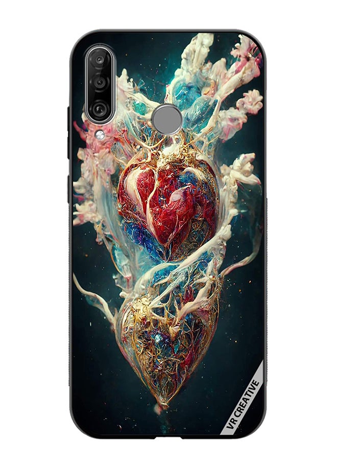 VR CREATIVE Protective Case Cover For Huawei P30 Lite Digital Flesh Design Multicolour - Image 1