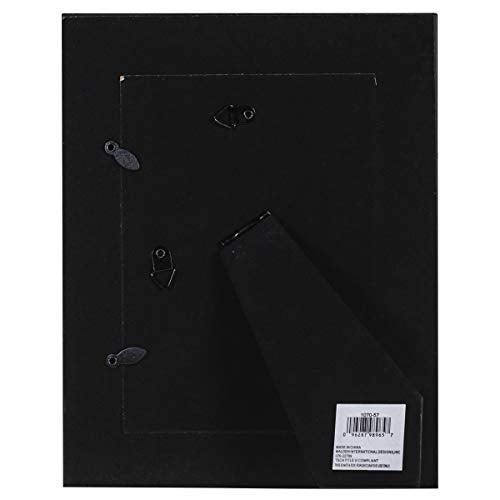 Malden International Designs Black and Gold Fashion Wood Picture Frame, 5x7, Black - Image 4