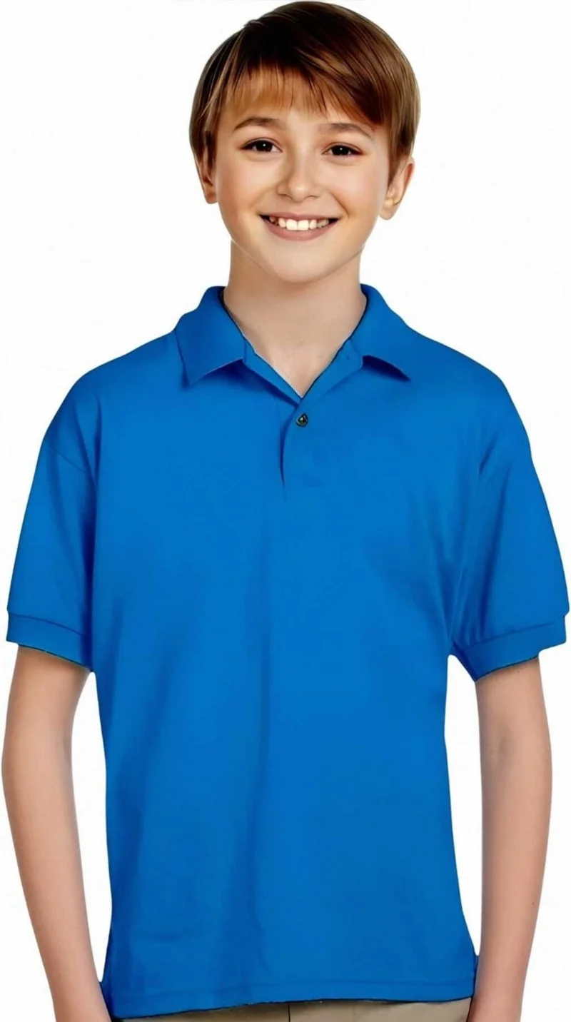 Tezzgelsin 3-Piece Boys Cotton Polo Collar T-Shirt Daily and School Uniform School T-Shirt