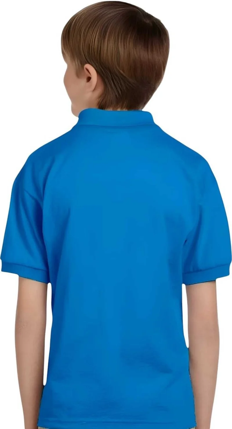 Tezzgelsin 3-Piece Boys Cotton Polo Collar T-Shirt Daily and School Uniform School T-Shirt