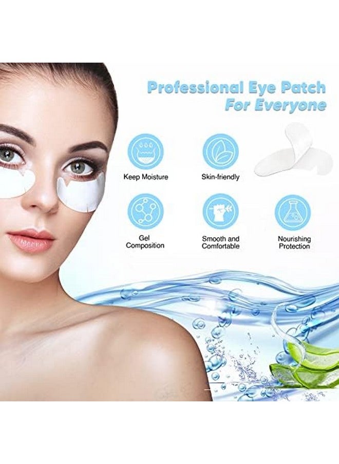 GreenLife C. ARTIST 100 Pairs V-Shaped 100% Natural Eyelash Extension Under Eye Gel Pads Kit, Hydrogel Eye Patches with Collagen & Aloe Vera, Eyelash Extension Supplies Tools, Lash Tech Supplies  - Image 4