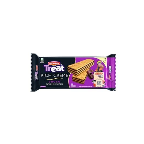 BRITANNIA Treat RICH CRÈME CHOCO FLAVOURED WAFERS - Image 1