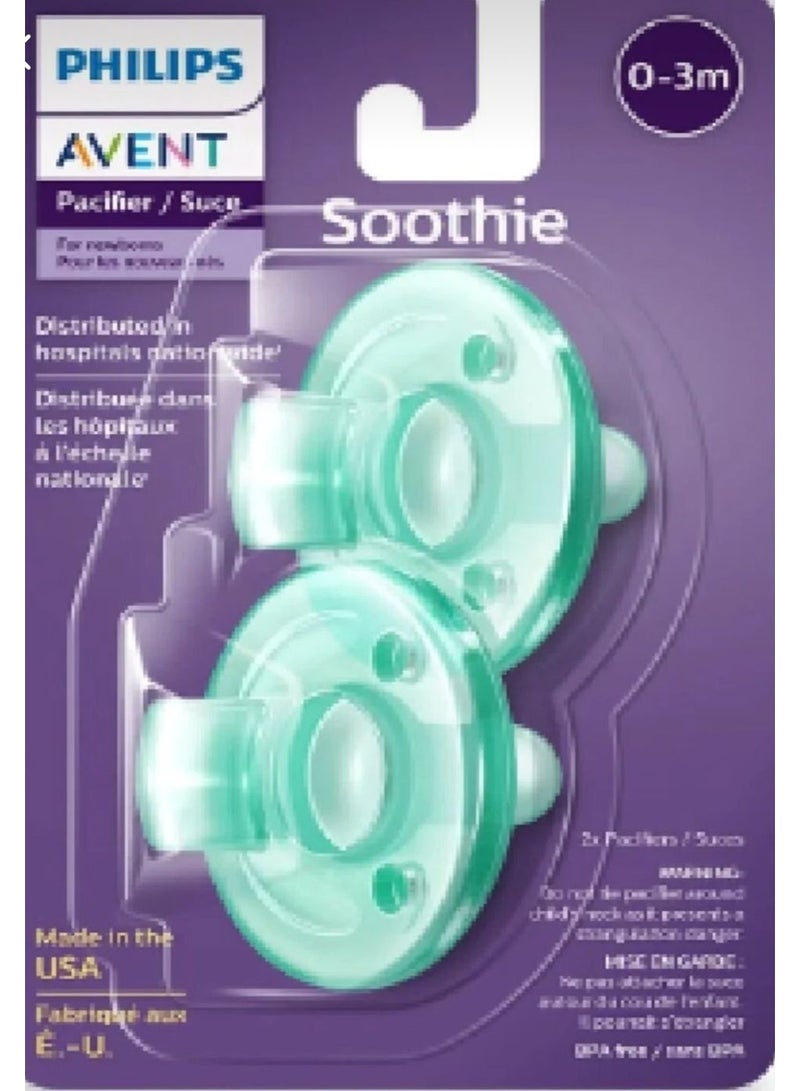 Philips Avent Soothie for 0-3 Months Baby - 2 Count (Green) - Image 4