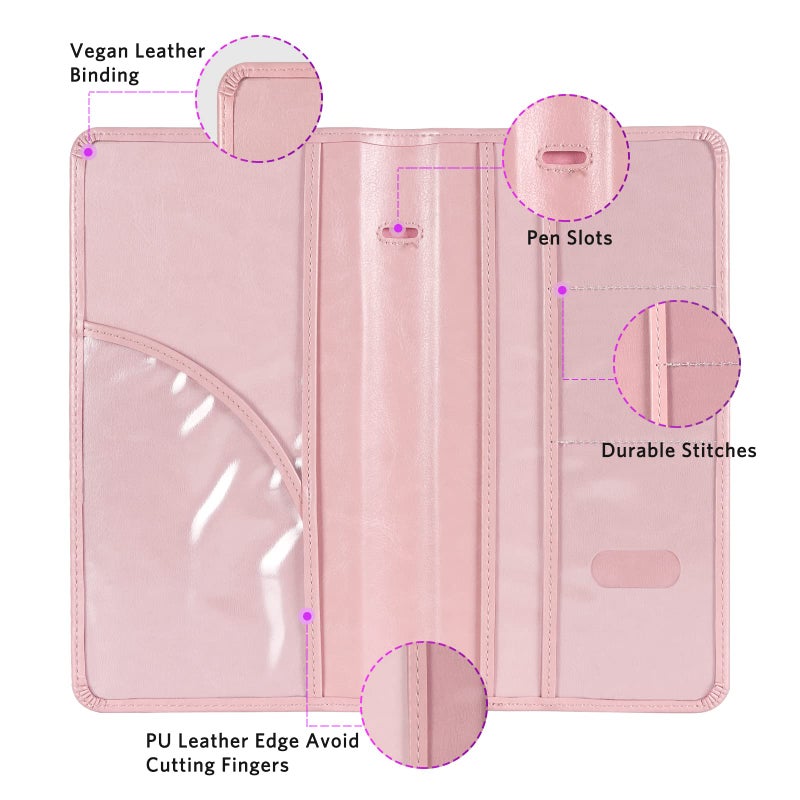 CoBak Car Registration and Insurance Holder - Vehicle Glove Box Car Organizer, Auto Truck Comparment Accessories Case with Magnetic Closure for Essential Document, Driver License, Cards - Image 2