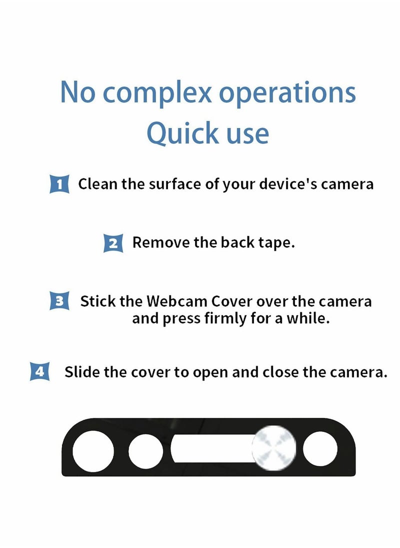 Excefore - Camera Cover,Webcam Cover Compatible with iPhone X/XS/XR/XS Max,for iPhone 11/11 Pro/11 Pro Max,for iPhone 12/12 Mini /12Pro/12Pro Max,Protect Privacy and Security,Not Affect Face ID-2PCS - Image 1