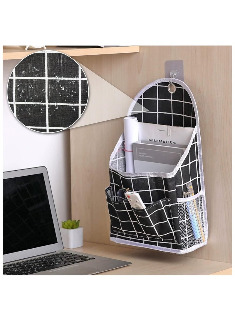 Funincrea Wall Mounted Storage Bag, Navy Blue/White  - Image 4