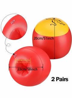 Y&D Inflatable Boxing Pillows,2 Pairs Gloves  - Image 2