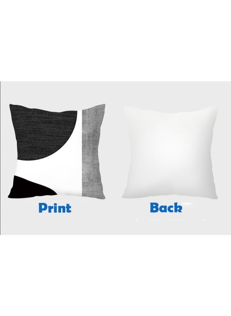 VIUAUAX Pillow Covers Set of 4, Throw Pillow Cover, Modern style Cushion Covers 45cm x 45cm,Modern Abstract Decorative Couch Pillow Covers for Living Room - Image 5