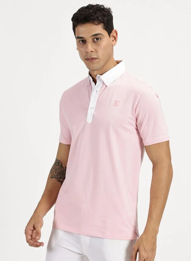 سيمبل آند رير تيشيرت بولو قطني بأكمام قصيرة