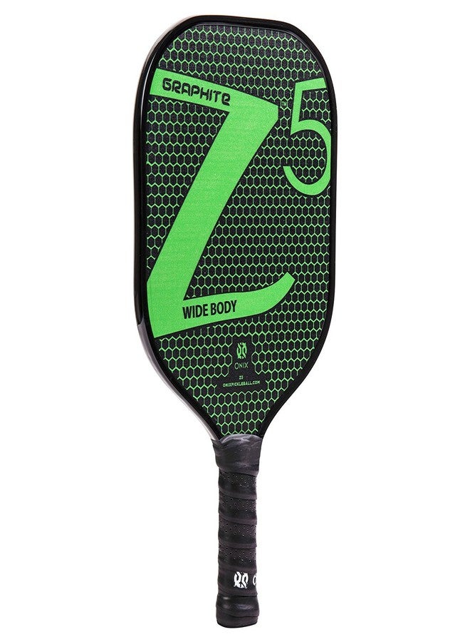 Onix Z5 Graphite Pickleball Paddle (Green) with Cushion Grip and Green Paddle Cover - Image 2