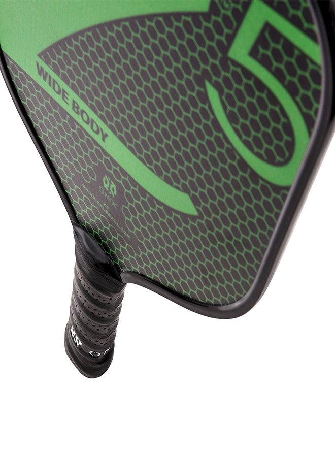 Onix Z5 Graphite Pickleball Paddle (Green) with Cushion Grip and Green Paddle Cover - Image 3