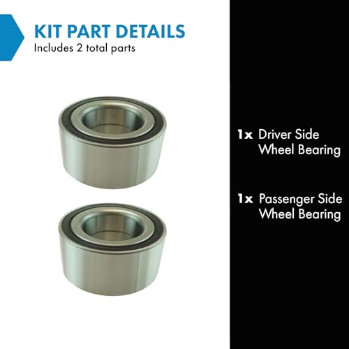 TRQ Wheel Bearing Driver & Passenger Pair for Mercedes Benz CL500 E350 ML320 S600 - Image 2