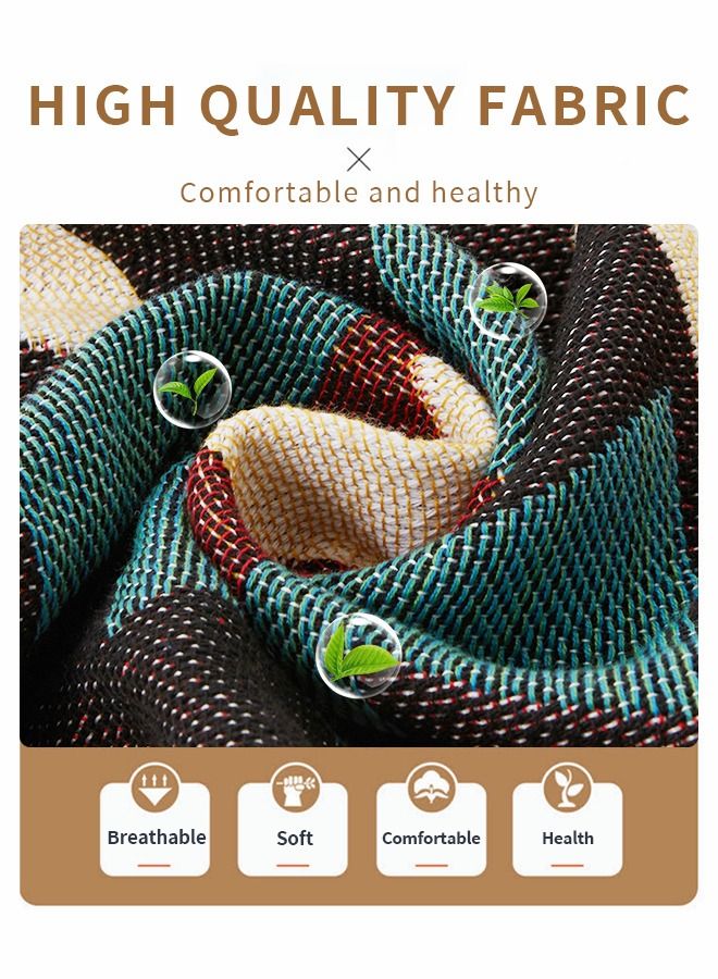 GROIC Beach Blanket ,Multi Use Outdoor Camping Mat, Picnic Blanket, Exercise Stretching Mat,Ethnic Style Windproof Blanket,Camping Supplies  - Image 2
