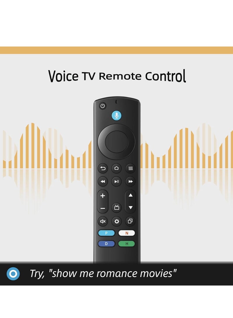 BLUMENiT Replacement Voice Remote Control Compatible with All Fire TV Devices – Works with Fire Stick (2nd Gen, 3rd Gen, Lite, 4K, 4K Max), Fire TV Cube, Toshiba, Insignia, and Omni Fire Smart TVs – Alexa Voice Control, Easy Pairing, Plug & Play - Image 5