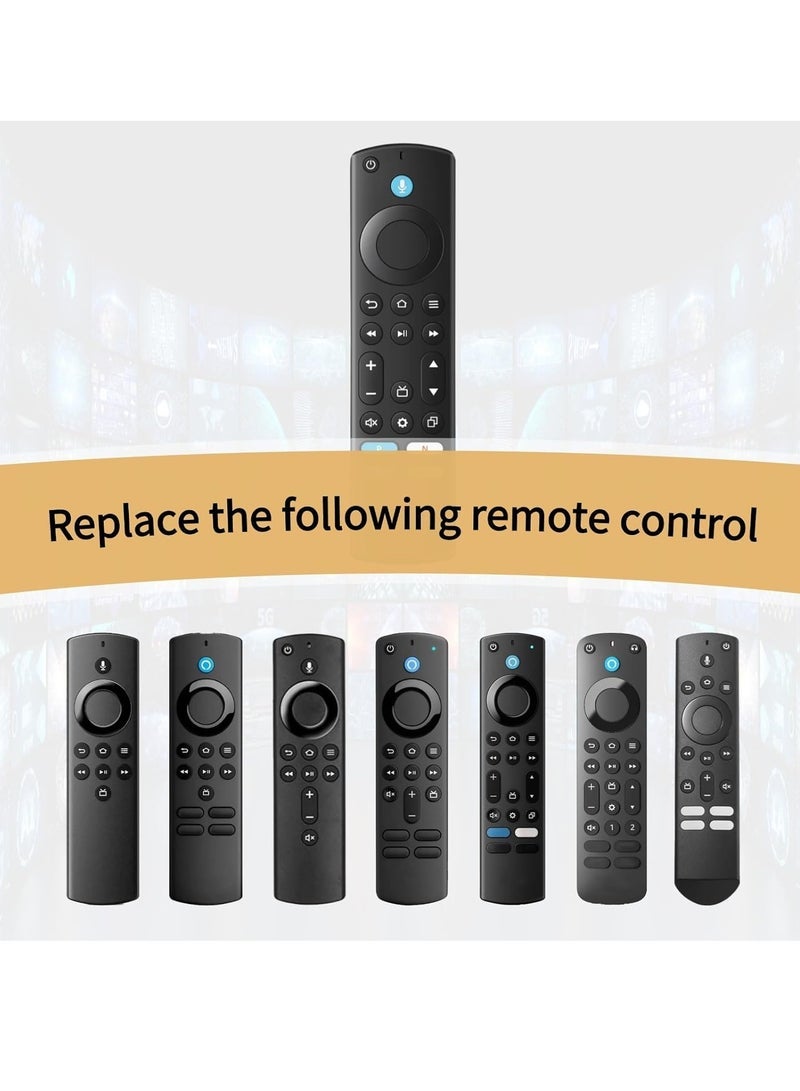 BLUMENiT Replacement Voice Remote Control Compatible with All Fire TV Devices – Works with Fire Stick (2nd Gen, 3rd Gen, Lite, 4K, 4K Max), Fire TV Cube, Toshiba, Insignia, and Omni Fire Smart TVs – Alexa Voice Control, Easy Pairing, Plug & Play - Image 3