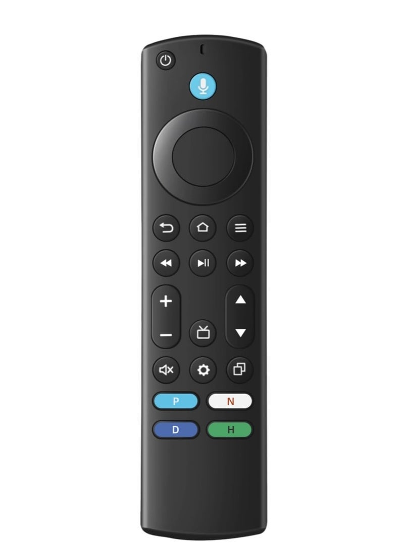 BLUMENiT Replacement Voice Remote Control Compatible with All Fire TV Devices – Works with Fire Stick (2nd Gen, 3rd Gen, Lite, 4K, 4K Max), Fire TV Cube, Toshiba, Insignia, and Omni Fire Smart TVs – Alexa Voice Control, Easy Pairing, Plug & Play - Image 1
