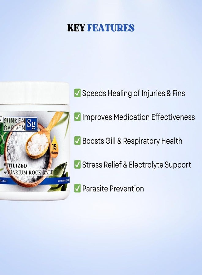 7pets Sunken Garden Vitalized Aquarium Salt | Ideal for Aquarium | Premium-Grade Sea Salt for Freshwater Fish Wellness (250 GMS) - Image 5