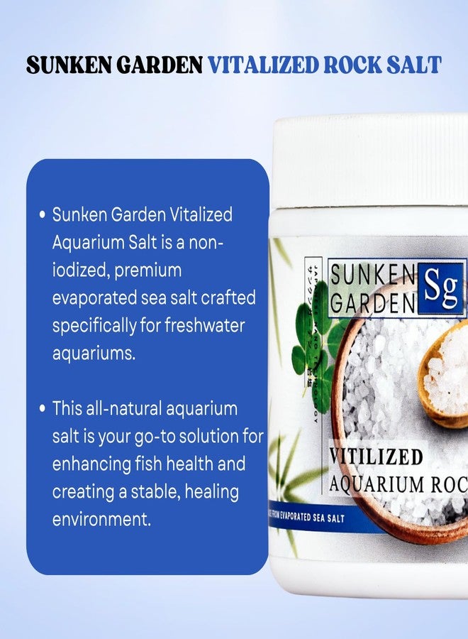 7pets Sunken Garden Vitalized Aquarium Salt | Ideal for Aquarium | Premium-Grade Sea Salt for Freshwater Fish Wellness (250 GMS) - Image 2