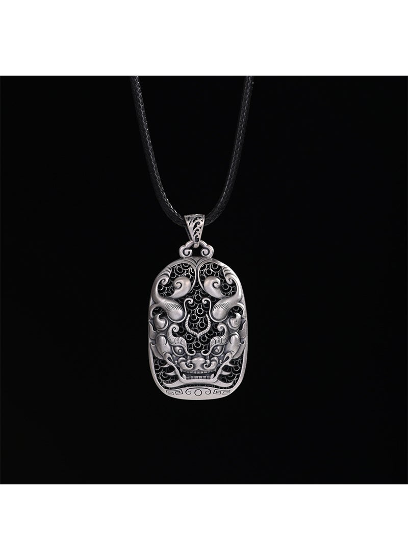 Generic Vintage Kylin Pendant Unisex Necklace Gift TD-146 pendant: Without chain 
