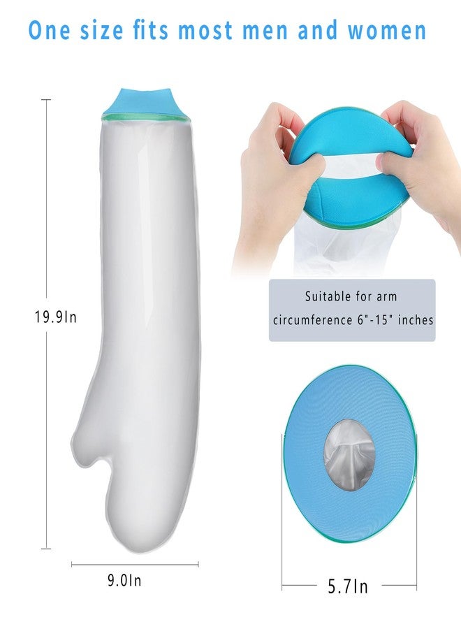 SUPERNIGHT Waterproof Cast Cover for Shower Arm Adult, Soft Comfortable Cast Protector for Wounds Arm/Hand/Elbow/Wrist And Finger, Reusable Sleeve(Seal Ring Design) - Image 4