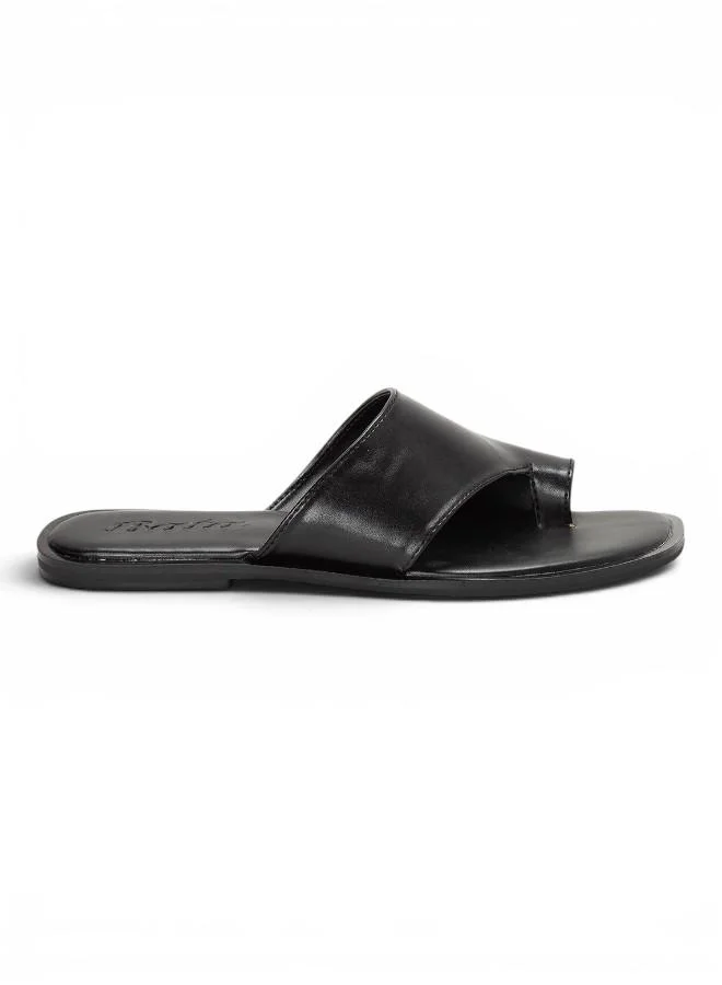 Bata Minimal Strap Slide Sandals