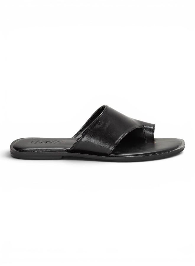 Bata Minimal Strap Slide Sandals - Image 1
