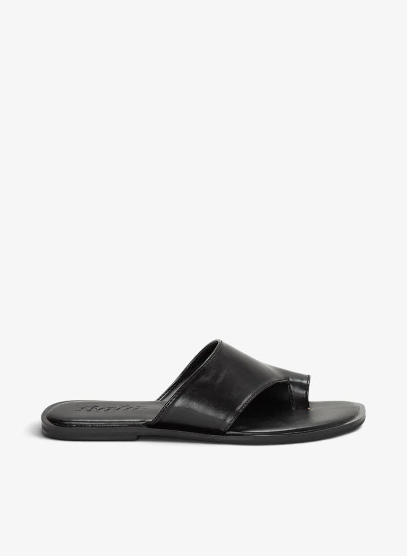 Bata Minimal Strap Slide Sandals