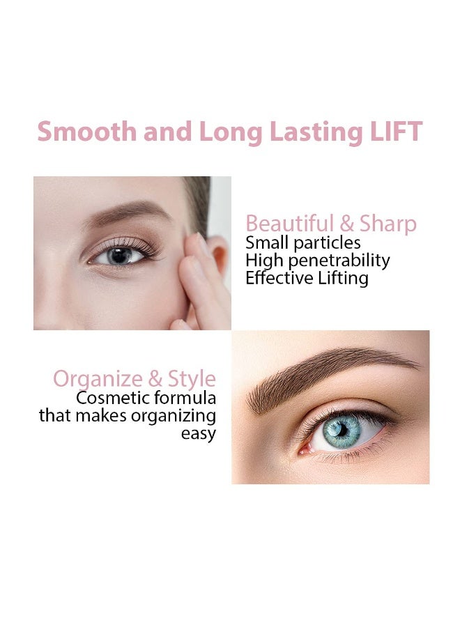 Amber Lash Amber Lash Curlerful, Eyelash Lift and Brow Lamination Tube Set, For Professional Lash Perm and Brow Perm, Step 1 & Step 2, 20 ml / 0.67 floz each - Image 3