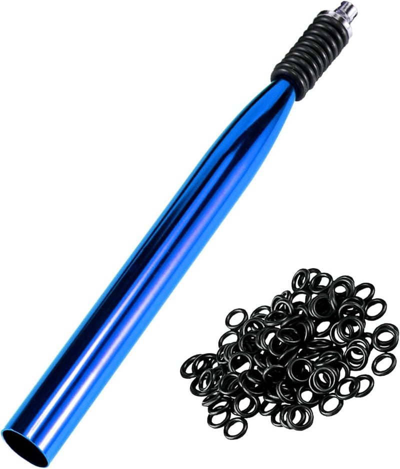 LAIBOREC Wacky Rigging Tool, Fishing Bait Rigs, Wacky Rig Ring Tool with 70PCS Worm O-Rings, Wacky Worm Kit for Senko Neko Finesse Stick Soft Baits - Image 1