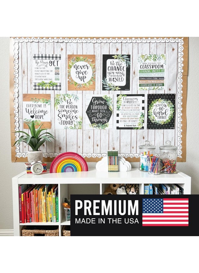 Hadley Designs Hadley Designs 9 Boho Farmhouse Classroom Decor - Welcome Sign for Classroom Motivational Posters for Classroom Bulletin Board Decorations, Mindset Classroom Posters  - Image 3